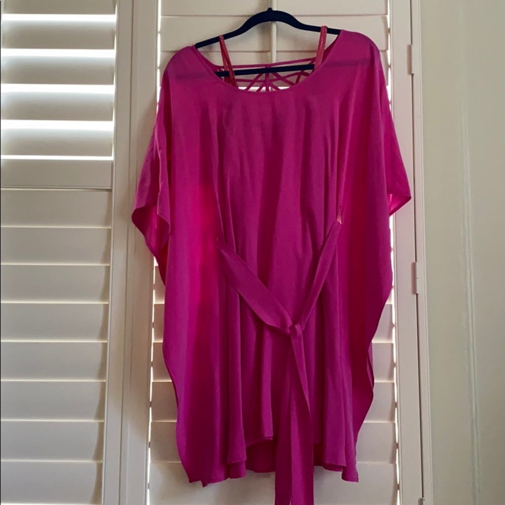 Hot pink cocktail dress